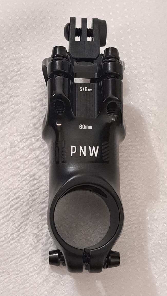 PNW The Coast Stem 60mm Black 31.8mm 7° With GoPro Mount
