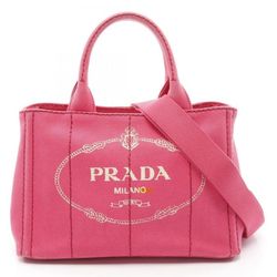 Authentic Prada Canapa Fuxia Crossbody Handbag