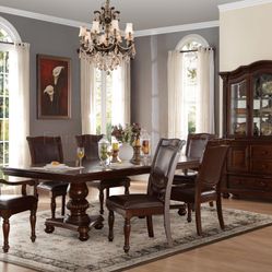 Formal Dining Table With 6 Chairs 