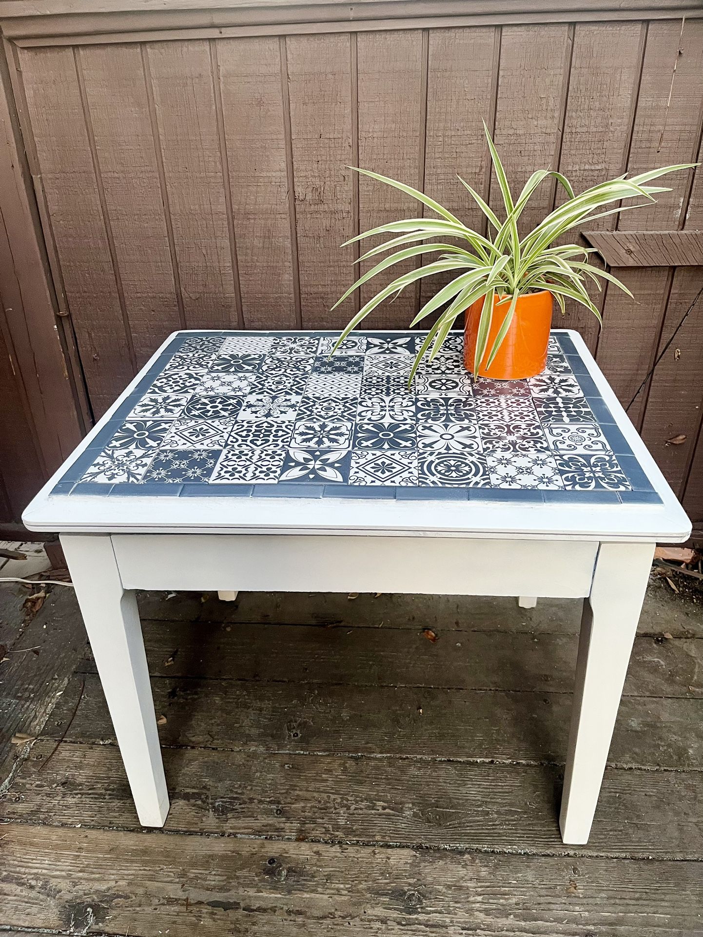 Tiled Accent Table 