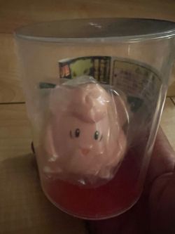 Pokemon bank Clefairy figure 1997 Banpresto Case coin Poke toy Doll