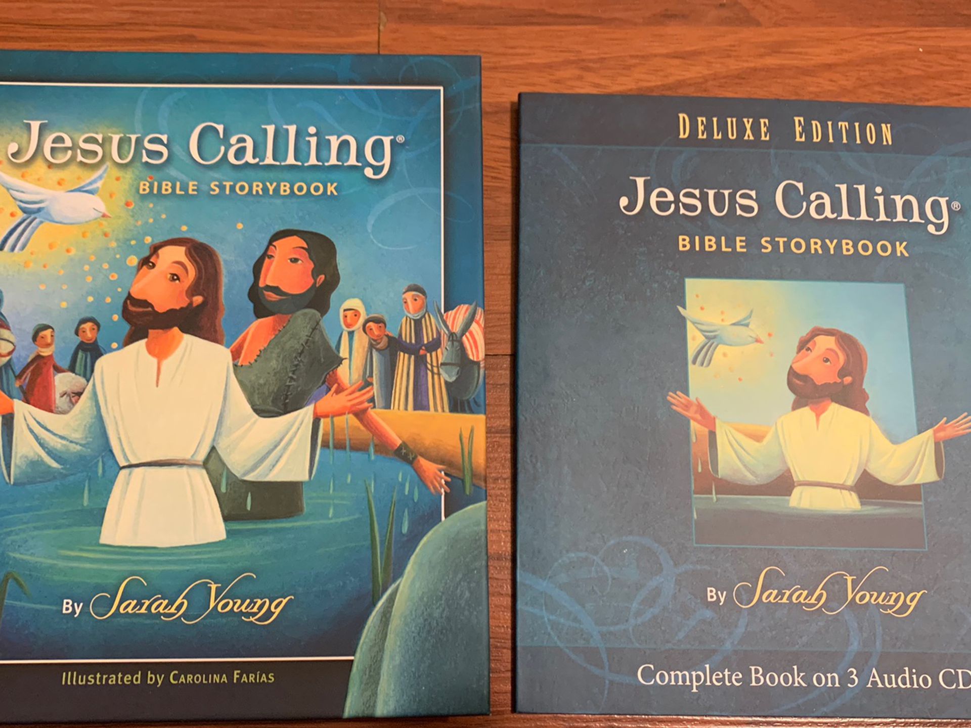 Jesus Calling Bible Storybook By Sarah Young Hardcover With 3 Audio CDs NEW