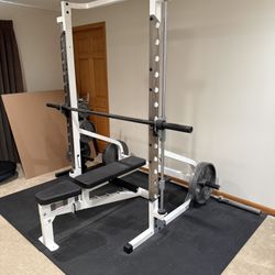 Hoist Smith Machine With Plates 