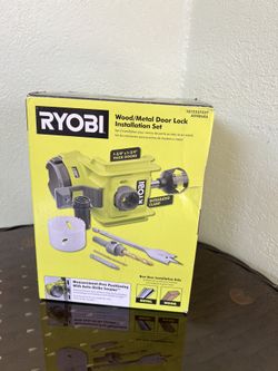 Ryobi Wood / Metal Door Lock Installation Set