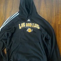 Lakers adidas hoodie size Xl