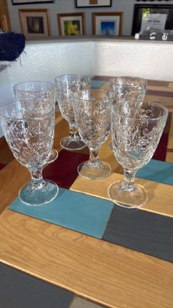 Princess House Fantasia Wine Goblets