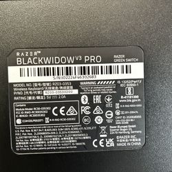 Razer Black Widow V3 Pro
