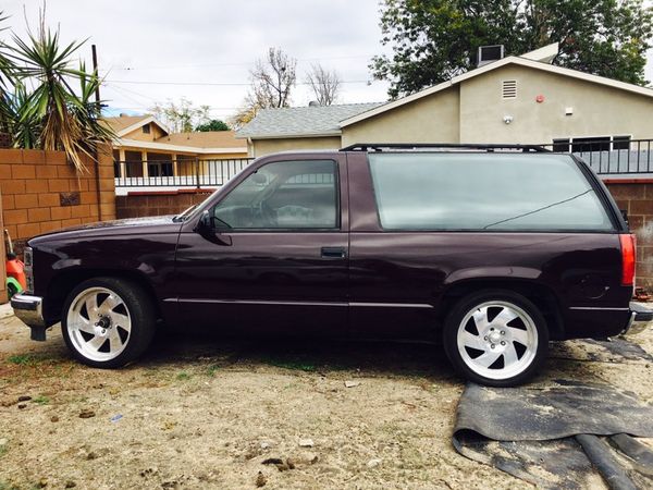 1997 Chevy Tahoe 2 Door 20 Centerline Rims Lowered New Leather Seats For Sale In Sylmar Ca Offerup