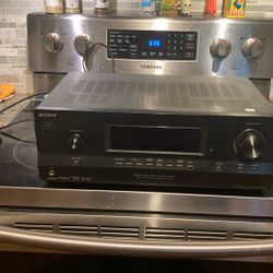 Sony model number STR-DH520 multi channel AV receiver, 60 Hz 240 W