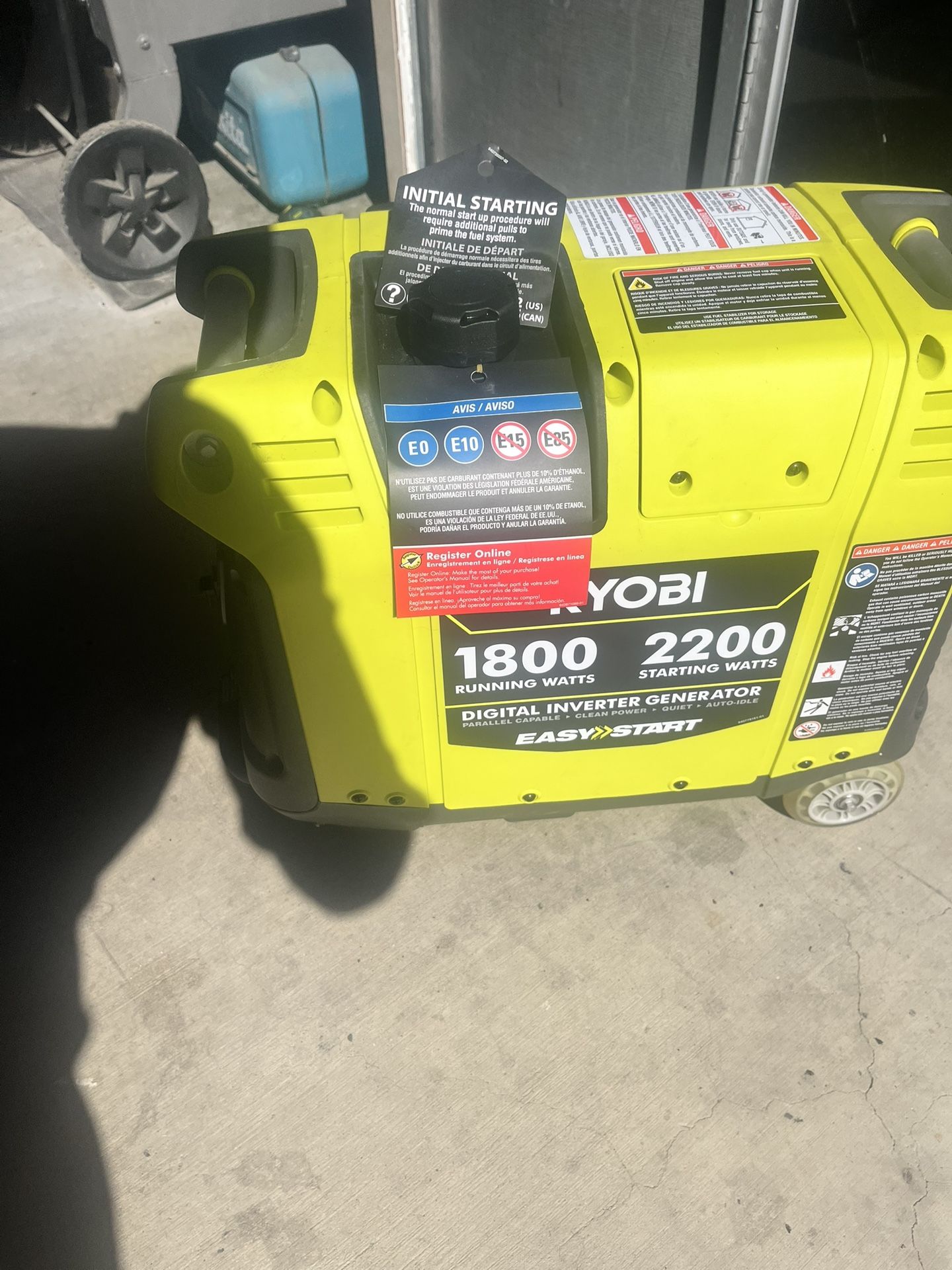 Brand New Ryobi Generator Never Used!