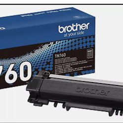 Brother TN-760 High-Yield Toner Cartridge - Black