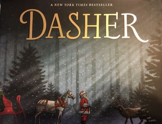 Classic Christmas Hardback Book “Dasher” (brand new)