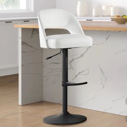 Brightport Gas-lift Adjustable Swivel Counter Stool