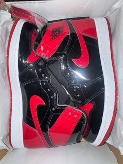 Jordan 1 Bred Patent Size 8.5