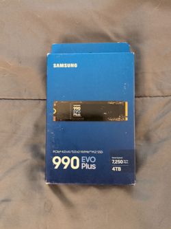BNIB Samsung 990 EVO Plus 4TB NVMe M.2 SSD - Brand New Factory Sealed, $420