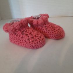 Baby booties, handmade 