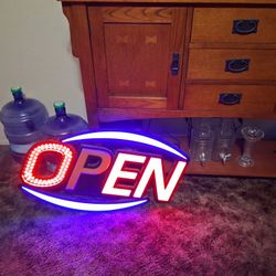 Large Open Sign 