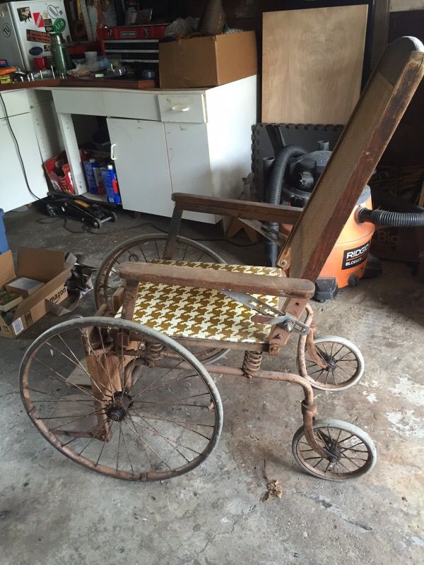 Vintage wheelchair