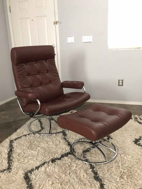 Vintage Ekornes Stressless Lounge Chair And Ottoman Made In Norway Vintage Ekornes Stressless Lounge Chair And Ottoman Made In Norway Las Vegas