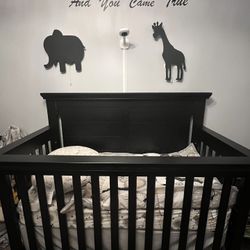 Black Baby Crib