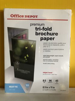 Bi-fold paper