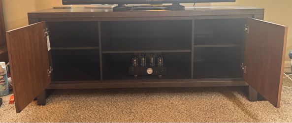 Living Spaces TV Stand / Media Console – Rustic Modern