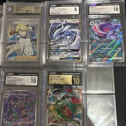 Pokemon slabs and raw cards !!!