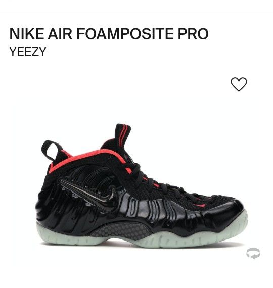 NIKE AIR FOAMPOSITE PRO
YEEZY Used Size 10.5