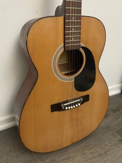 Vintage Franciscan Acoustic Guitar Model 592 •40-inch Concert-Size •Made in Korea