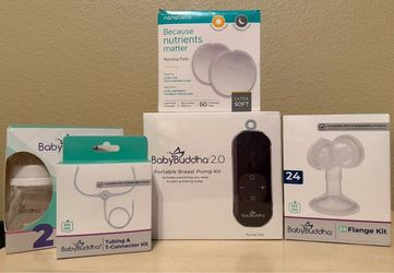 BabyBuddha 2.0 Portable Breast Pump Kit Bundle