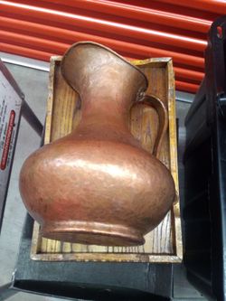 Copper Water Pitcher