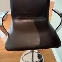 Four Scan Design bar/counter stools.