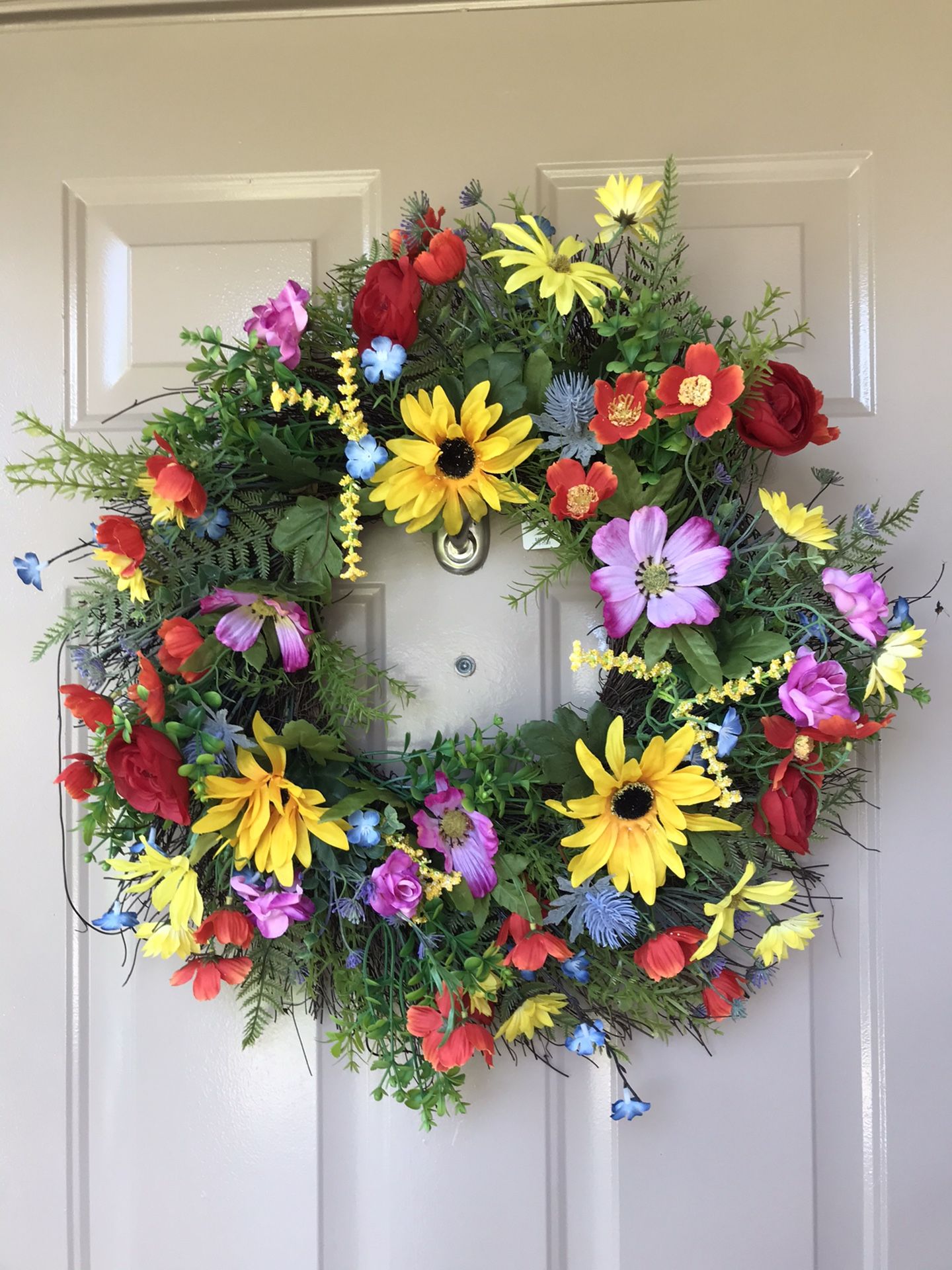 New Summer 24 inch Colorful Wreath