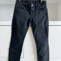 👖 EXPRESS JEAN SKINNY ANKLE BLACK WASHED JEANS FOR LADIES – SIZE 4