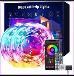 150FT LED Strip Lights - Music Sync - Brand New