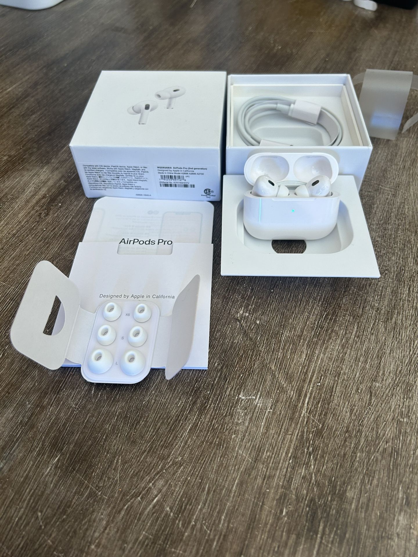 Apple AirPods Pro 2nd Generation with Charging Case - White