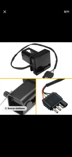 AUXITO Smoked Lens 15-LED Brake Light Trailer Hitch Cover Fit Towing & Hauling 2" Size