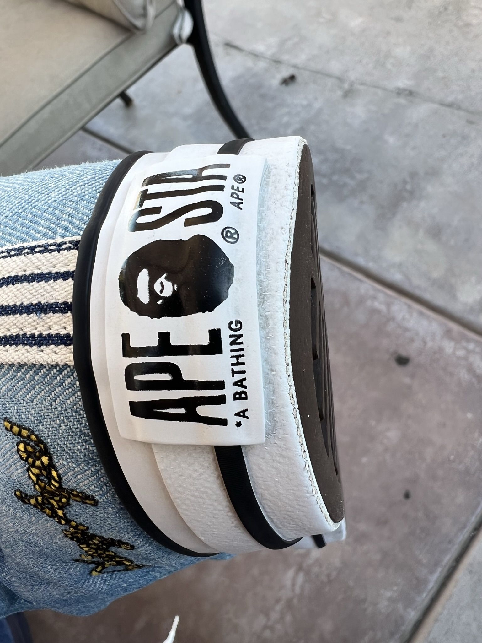 BAPE A Bathing APE Bape Sta Converse Denim