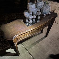 Tall Brown Table