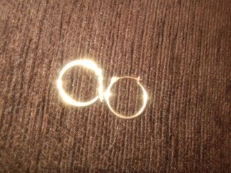 14 k hoop earring