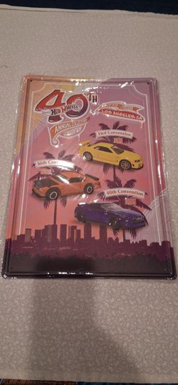Hot Wheels 🔥 🌶  40th annual collectors convention. Sign