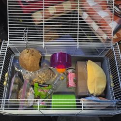 Hamster Cage With Accessories