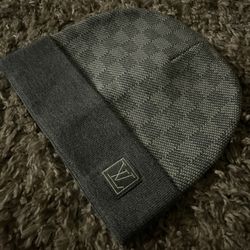 Louis Vuitton Gray Beanie 