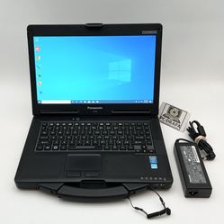 💼 Panasonic Toughbook CF-53 MK4 | 14" HD Touchscreen | i5 | 16GB RAM | 512GB SSD | Win10 Pro + Office | $290