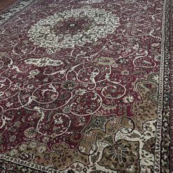 Traditional Red Area Rug – Large Size