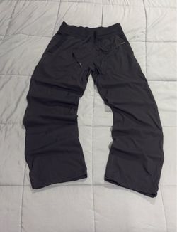 Lululemon black wide-leg pants