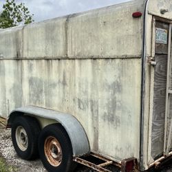 12’ SUPERLINE UTC 72 CLOSED CARGO/EQUIPMENT TRAILER