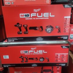 MILWAUKEE M18 FUEL 5 PC COMBO KIT ***IN STOCK***