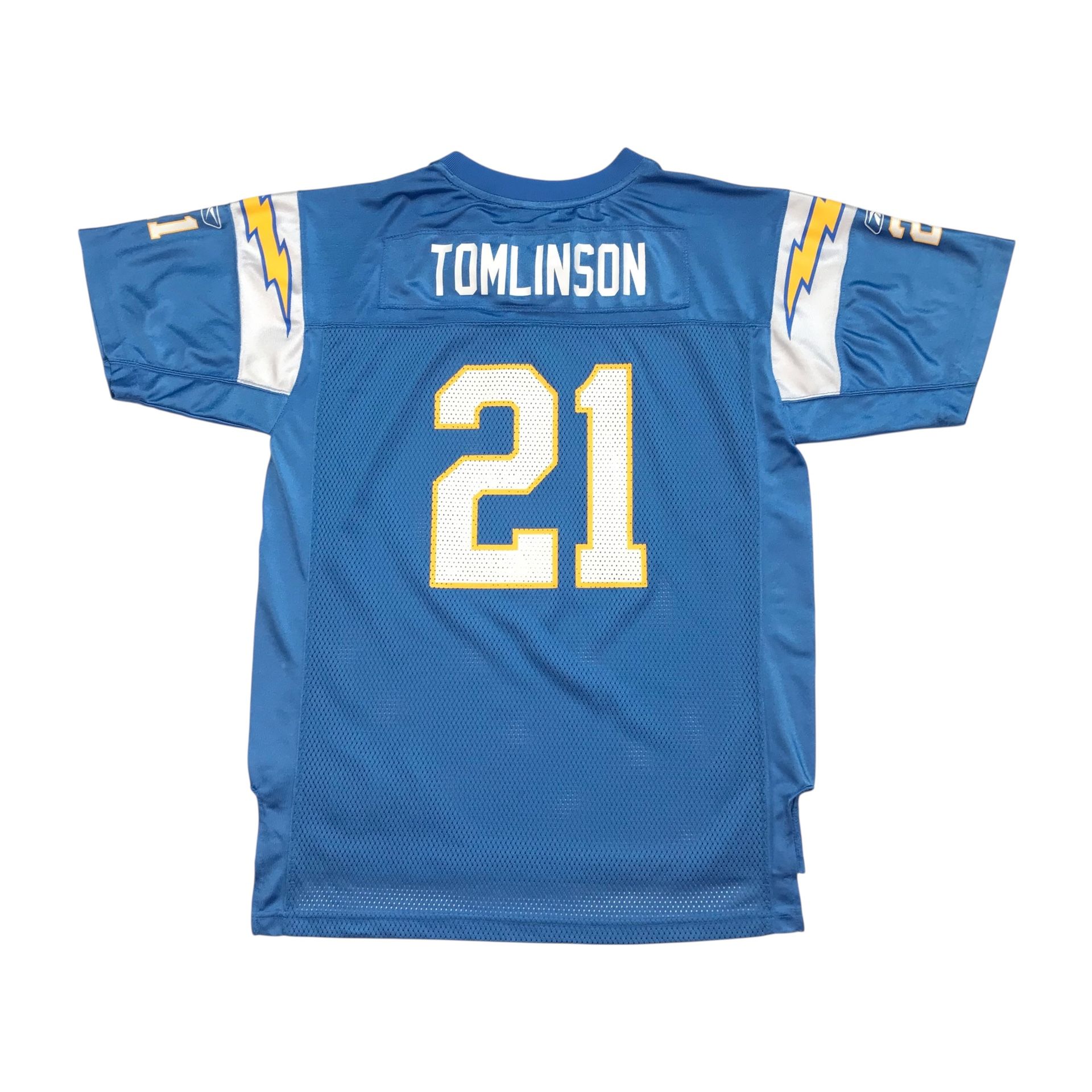 SAN DIEGO CHARGERS LADAINIAN TOMLINSON JERSEY XL YOUTH #21 LA LOS ANGELES REEBOK