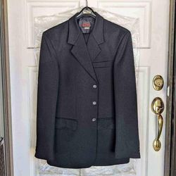 Melton classic black men's 3 button wide lapel mens regular fit wedding graduation church 2 piece dress suit